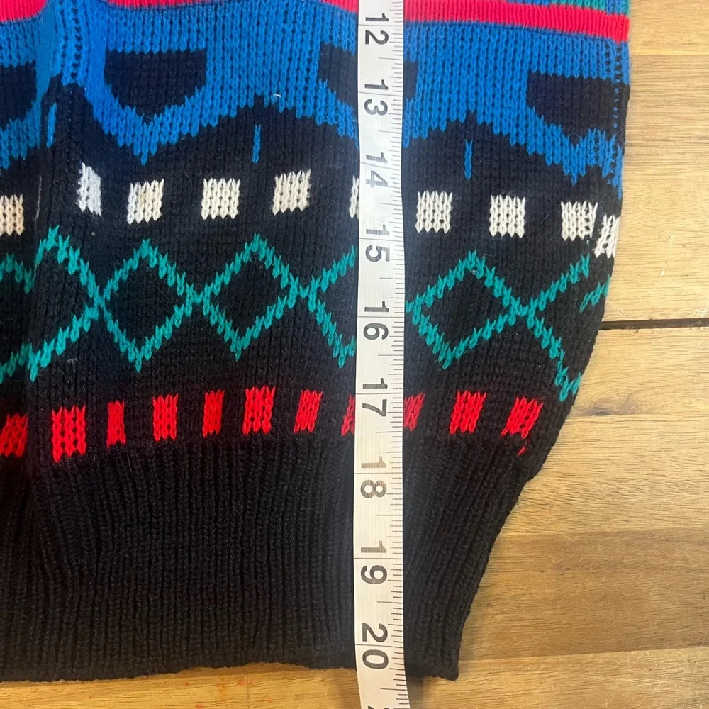 Kids Vintage Canyon River Blues Sweater size 10-12 Made in The USA - Picture 7 of 7